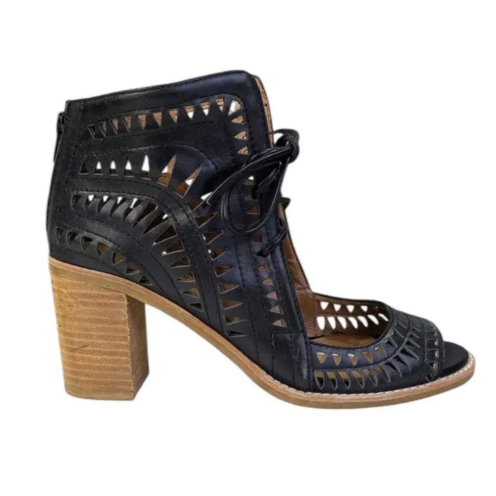 Jeffrey Campbell Cordillo Sandal/Booties EUC $189 Size 9   S3534